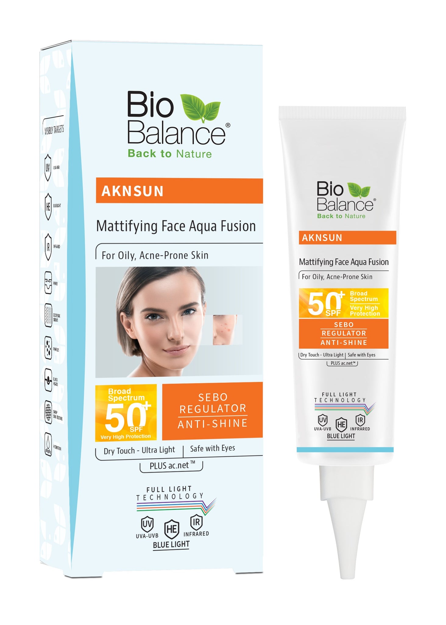 MATTIFYING FACE AQUA FUSION SUN CREAM SPF50+